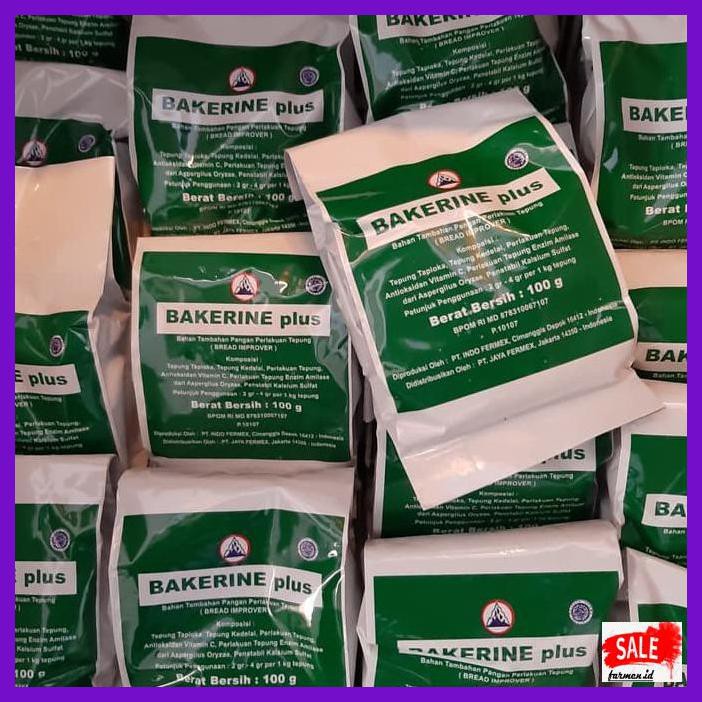 

DERPOWBAKING- BAKERINE PLUS ( BREAD IMPROVER ) 100 G. -ASLIII.