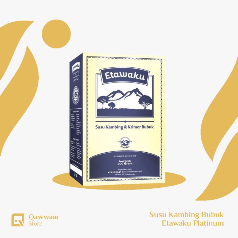 

ETAWAKU PLATINUM Susu Kambing Etawa dan Krimer Bubuk Original Takaran 200g