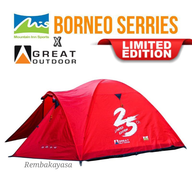 Tenda Consina Magnum 4 Dome Camping 4 orang Double Layer