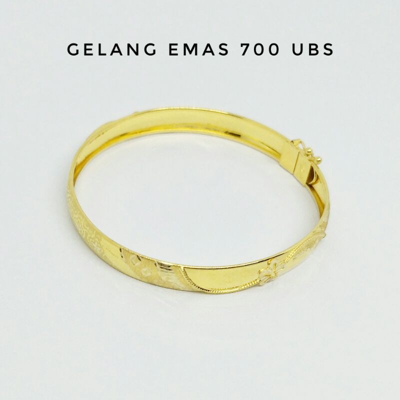 Gelang Tangan Bangkok Emas Kadar 700(16K) UBS Estimasi Berat 4.10 gram