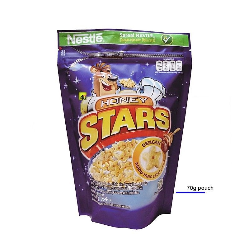 Nestle honey stars sereal bintang lapis madu 70 gram pouch