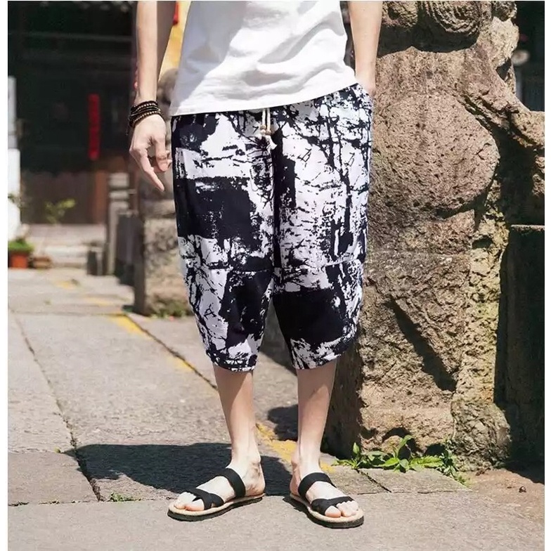 HR2A CELANA HAREM LINEN IMPORT SIRWAL PRIA WANITA JEPANG BIG SIZE M-5XL