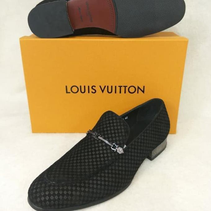 ► PROMO SEPATU PANTOFEL COWOK MURAH► SEPATU PANTOFEL PRIA MIRROR QUALITY LV /01 STOK TERBATAS