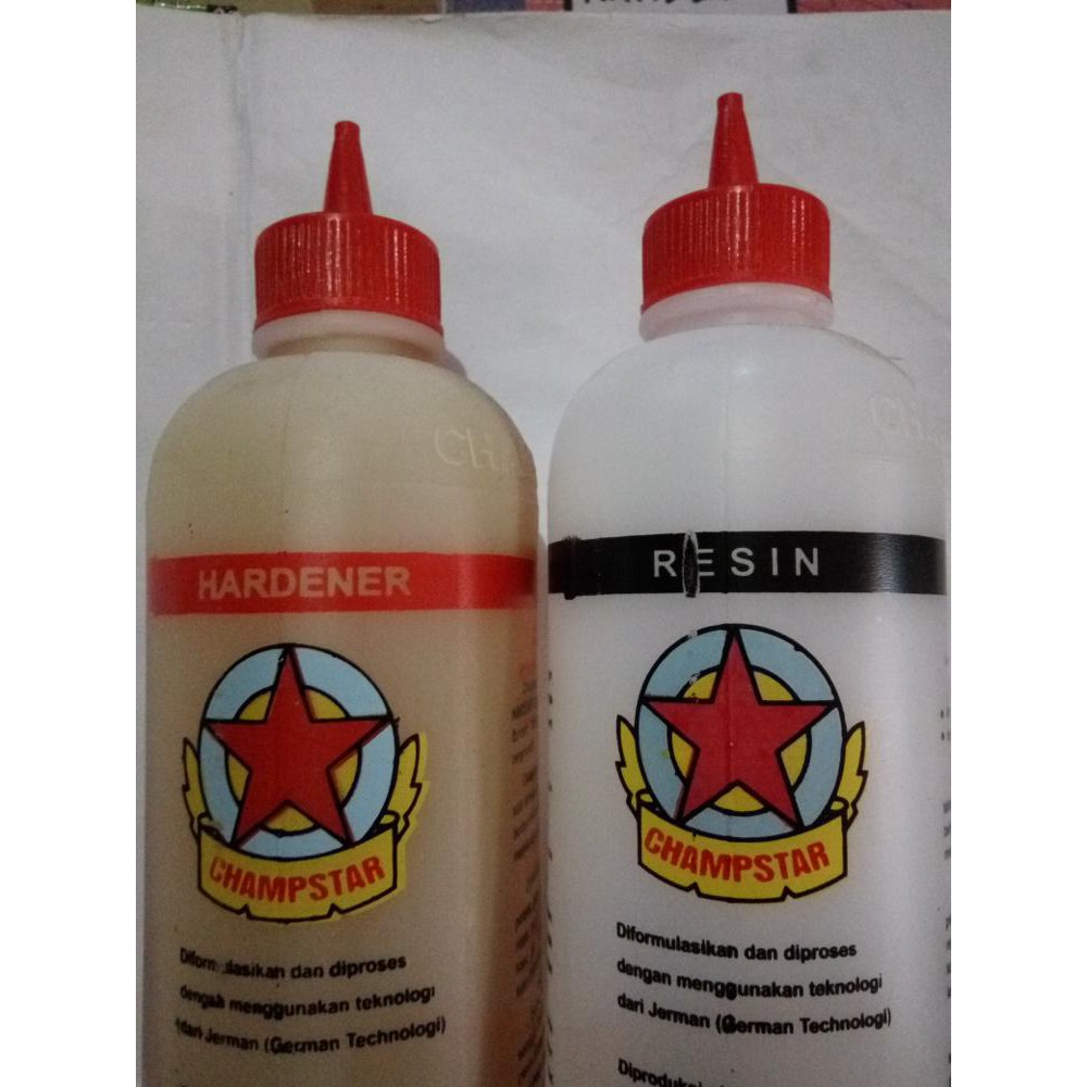 lem epoxy kg champstar (2 botol/komponen) lem kayu tembaga alumunium keramik dll