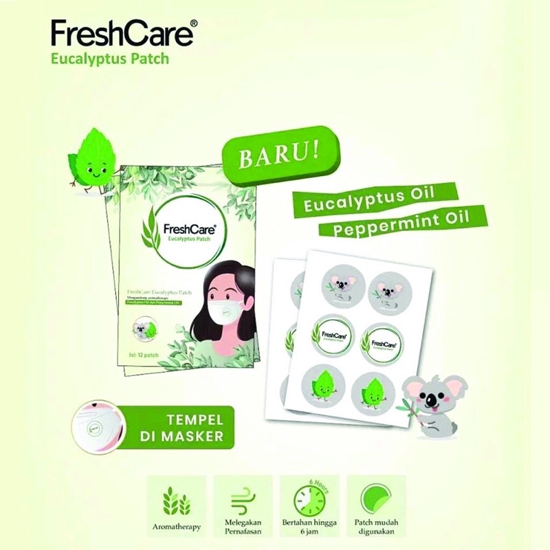 Freshcare Eucalyptus Patch isi 12 Patch Fresh Care