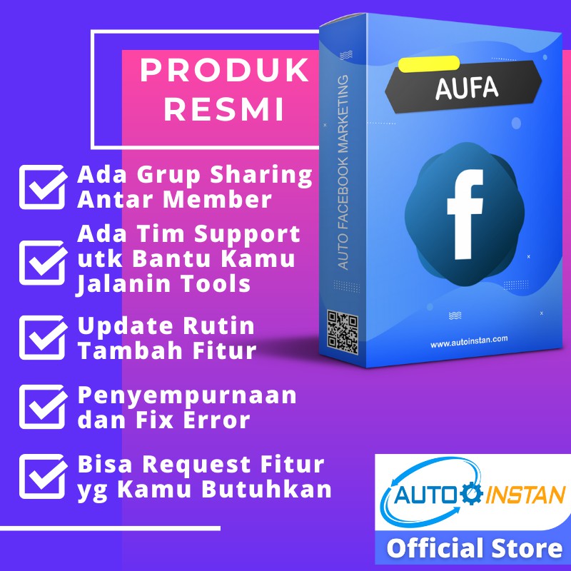 AUFA Auto Facebook Marketing Automatisasi SOFTWARE PENGUSAHA PEBISNIS PELUANG USAHA TOOL BISNIS