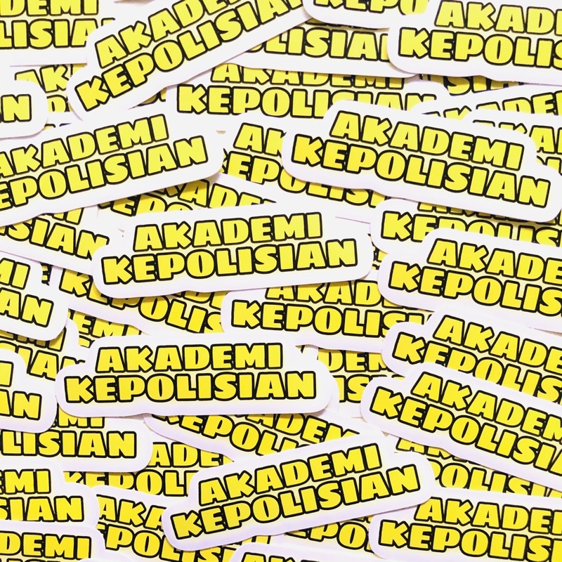 Stiker akademi kepolisian