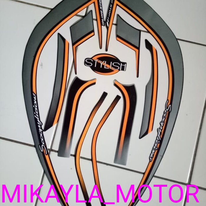 stiker striping Honda Scoopy stylish 2017
