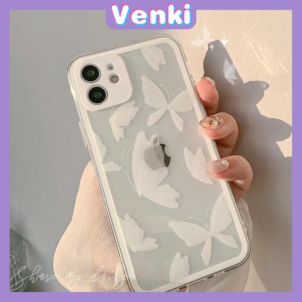 Soft Case Tpu Transparan Motif Kupu-Kupu Untuk Iphone 13 Pro Max 12 Pro Max 11 Pro Max 7 8 7 Plus X Xs Xr Xs Max 8 Plus