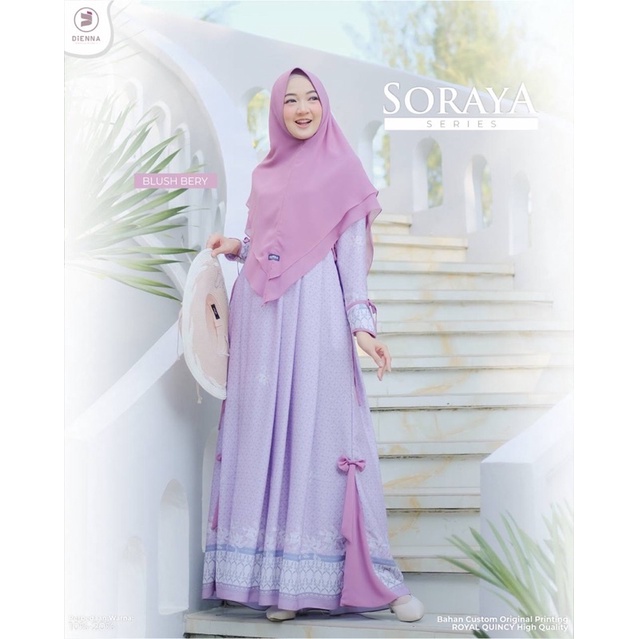 GAMIS SORAYA SET PASHMINA BY DIENNA GAMIS