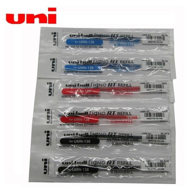 

Promo Awal tahun Uni MITSUBISHI UMR-83 Rollerball Refill for Uniball SIGNO tip : 0.38mm Promo Awal