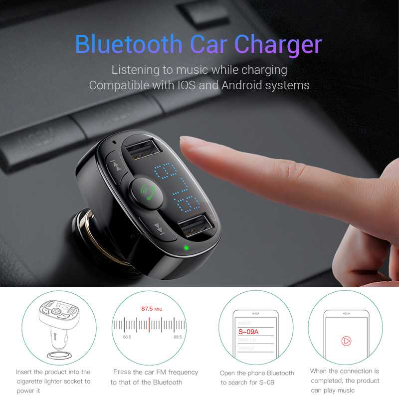 Baseus 2 in 1 Smart Bluetooth Audio Transmitter USB Charging CCTM-01