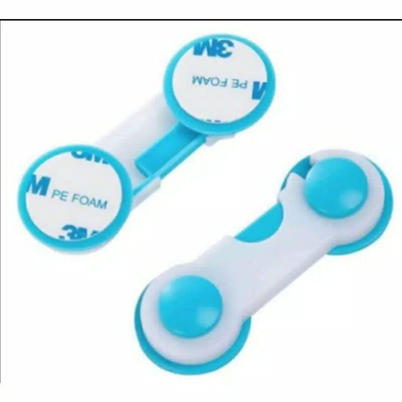 Kunci pengaman laci lemari pintu kulkas child lock 3M kunci pengaman