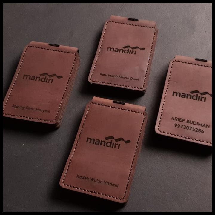 

BEST SELLER !!! ID CARD HOLDER KULIT | NAMETAG KULIT ASLI CUSTOM TERLARIS
