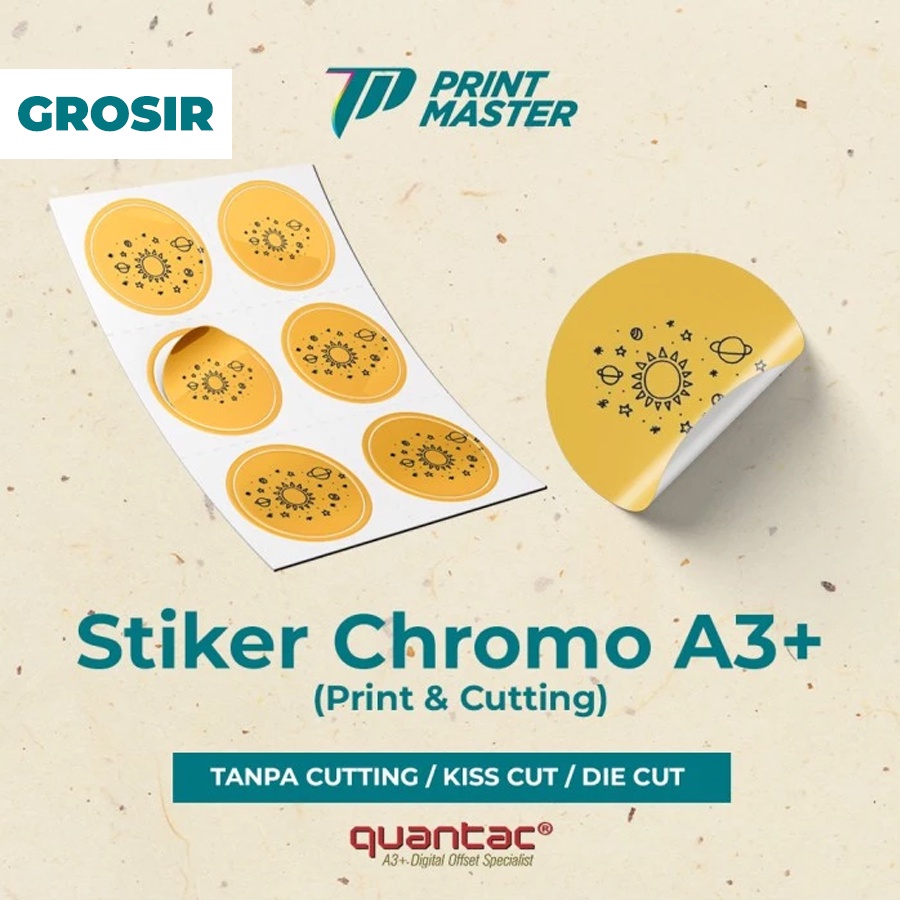 Grosir Cetak Stiker A3+ | Cetak Stiker Label | Cetak Stiker Chromo