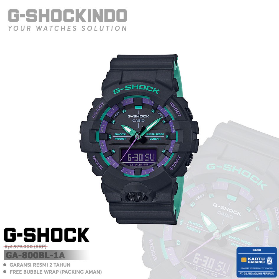 Casio G-Shock GA-800BL-1A / GA-800BL-1ADR Original