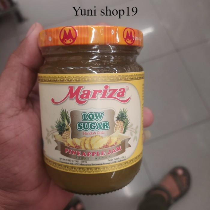 

selai rendah gula - mariza pineapple jam 250g