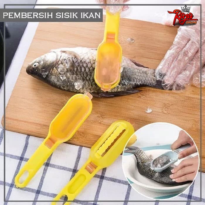 PZ20 -  Alat Kupas Sisik IKAN PLUS wadah serutan