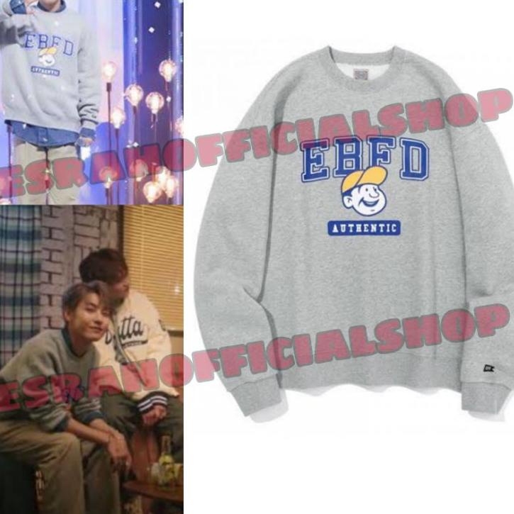 Terbaru! SWEATER KOREAN nct RENJUN outfit EBFD authentic print ~