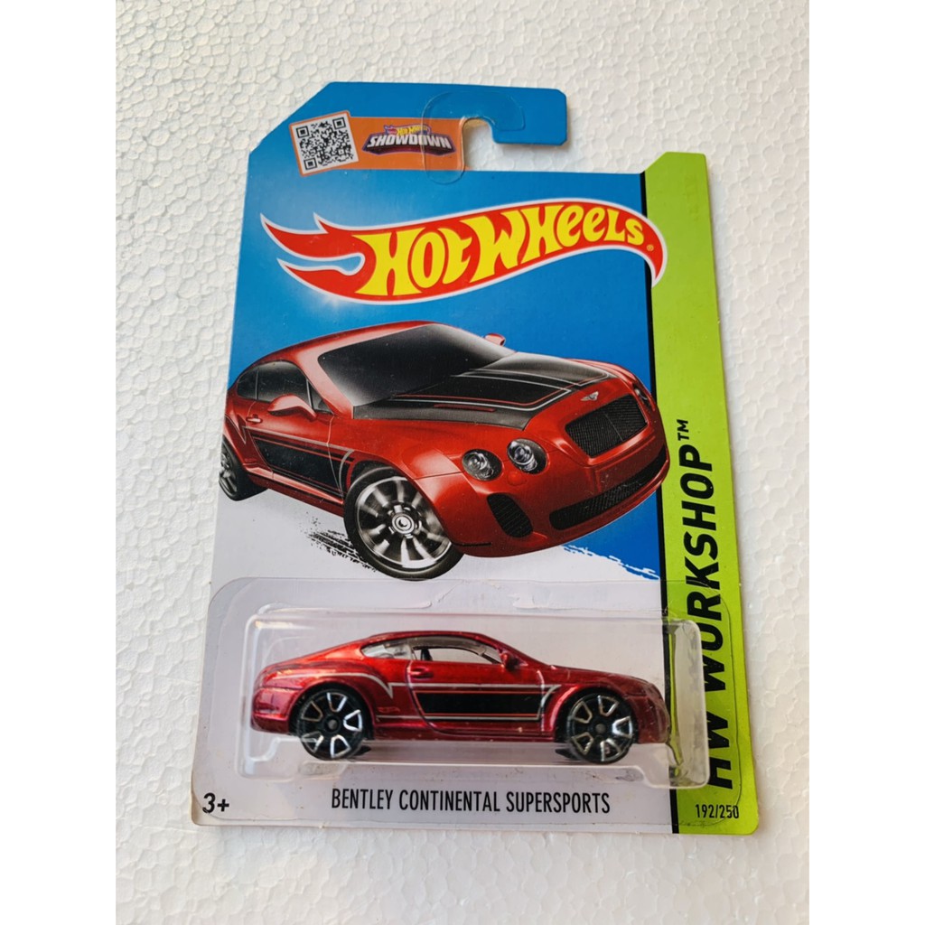 HOT WHEELS HOTWHEELS BENTLEY CONTINENTAL SUPERSPORTS MERAH HW WORKSHOP DIECAST MOBIL HOTWEELS LANGKA