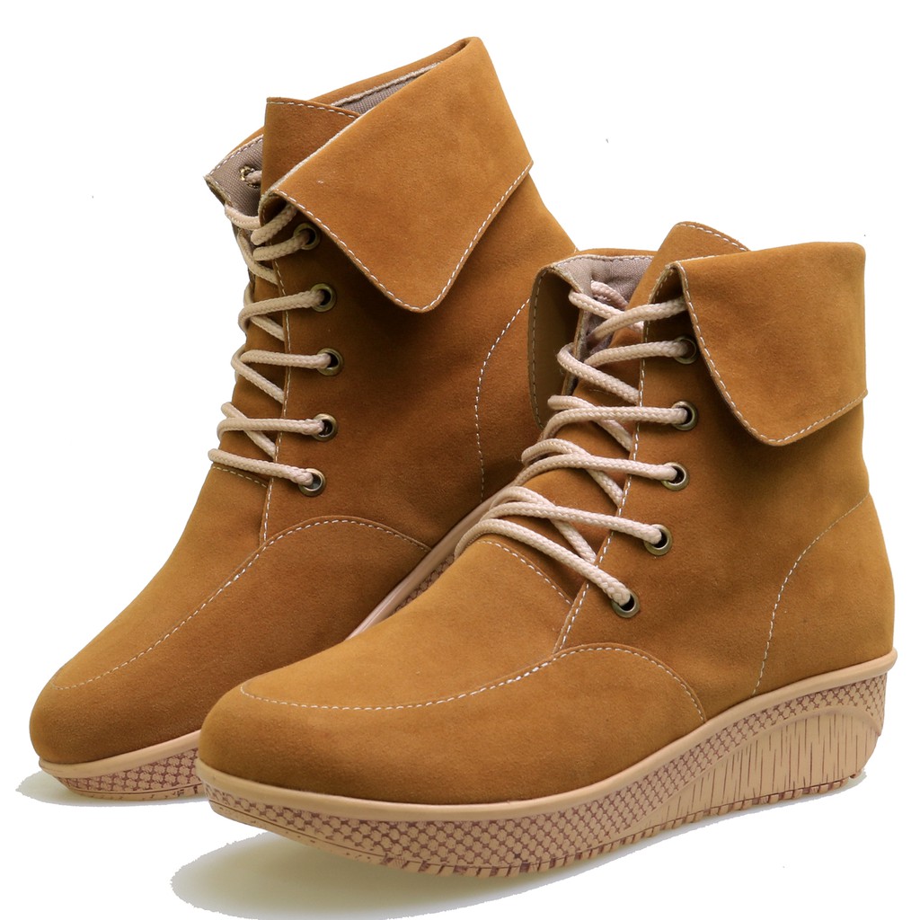 SEPATU BOOTS WANITA PREMIUM BSM SOGA BDA 802