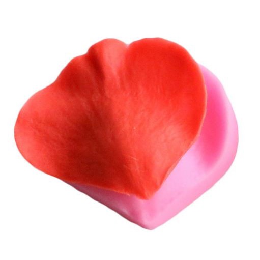 Deep Texture Silicone Mold - Rose Petal Shape #01 (2pcs)