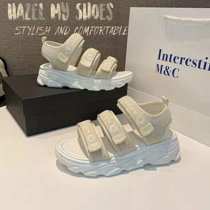 Premium Product Sepatu Sandal Gunung Tali Wanita Model Korea Korean Style Terbaru 2021 - Paling Dica