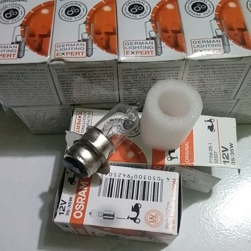 Bohlam lampu depan osram12v