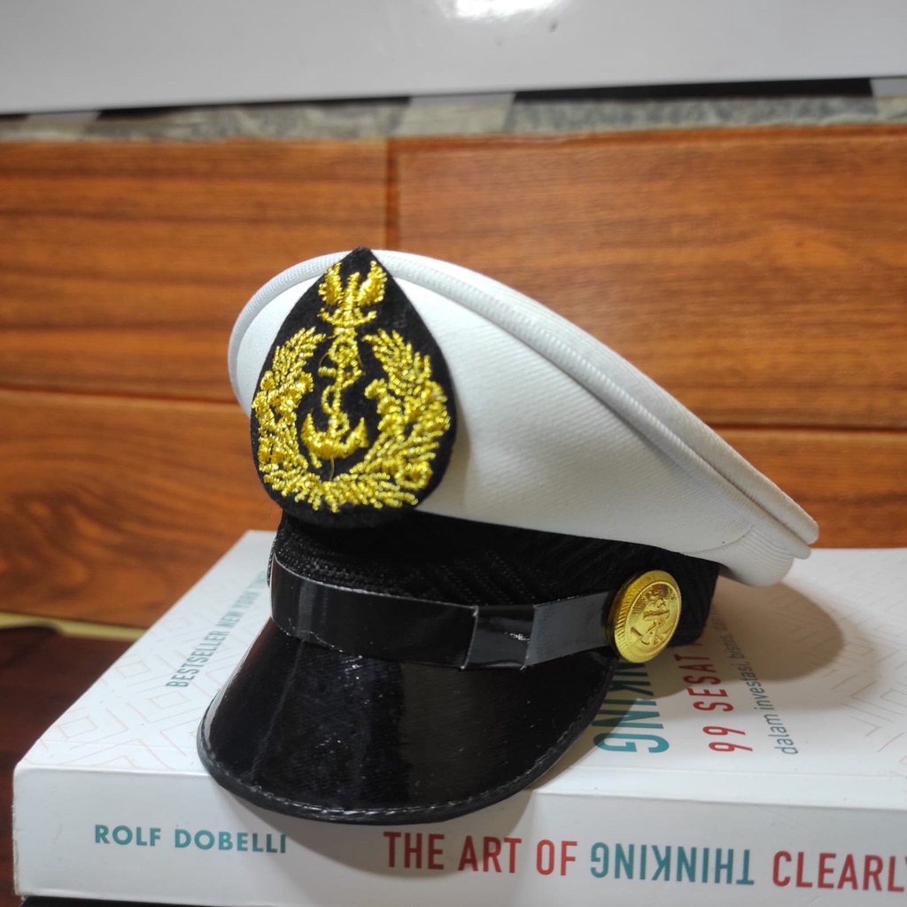 Miniatur TNI AL ANGKATAN LAUT BINTARA TAMTAMA Topi Mini Topi Kecil Pajangan