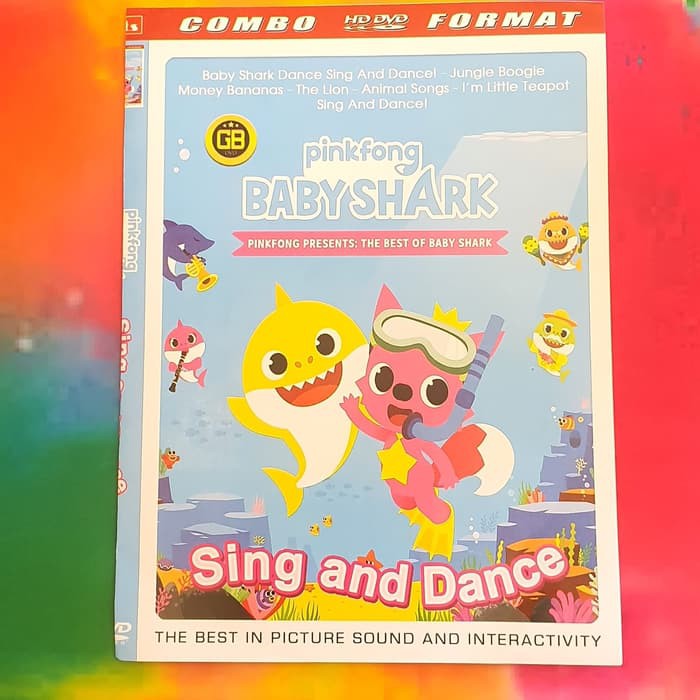 DUNIA ANAK-ANAK Kaset Dvd Lagu Anak Pingfong Baby Shark Sing And Dance Terlaris Murah TERLARIS