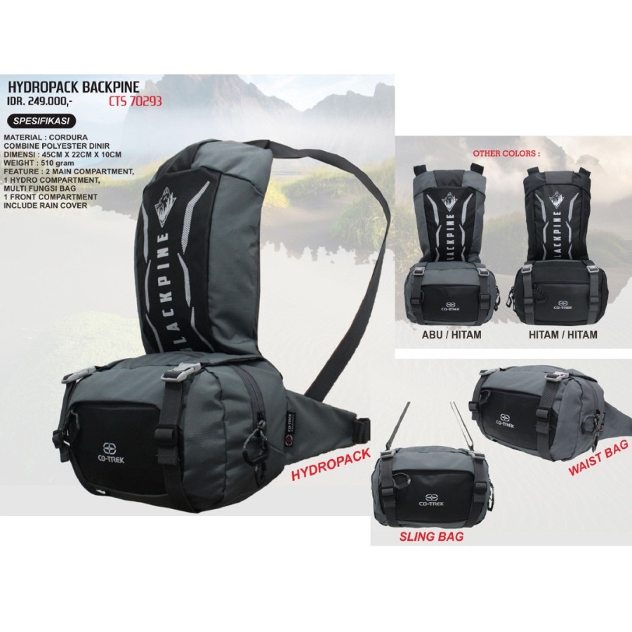 Tas Hydropack Multifungsi Co-trek Backpine