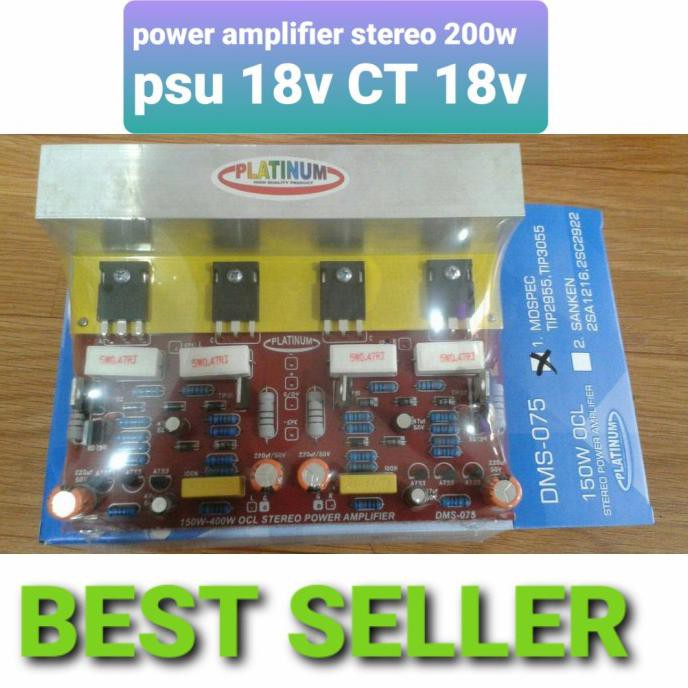 Power Ocl 150W 150Watt Stereo Sanken Hanaya Monstar Dms 075+ 075