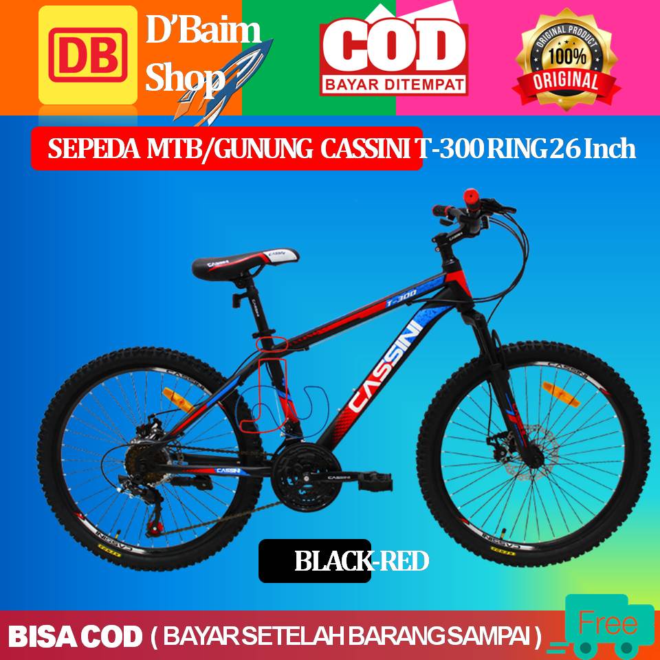 MTB 26 CASSINI T 300 SEPEDA GUNUNG CASSINI SEPEDA GUNUNG MURAH MERIAH SEPEDA MTB