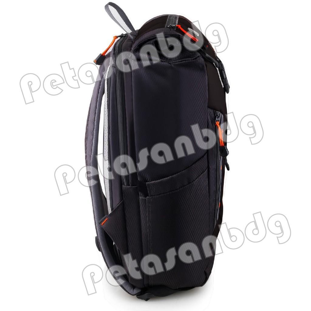 PTS -Tas Ransel Pria Gear Bag Dynasty Backpack - Brown + Raincover FREE Gress Mini Knott