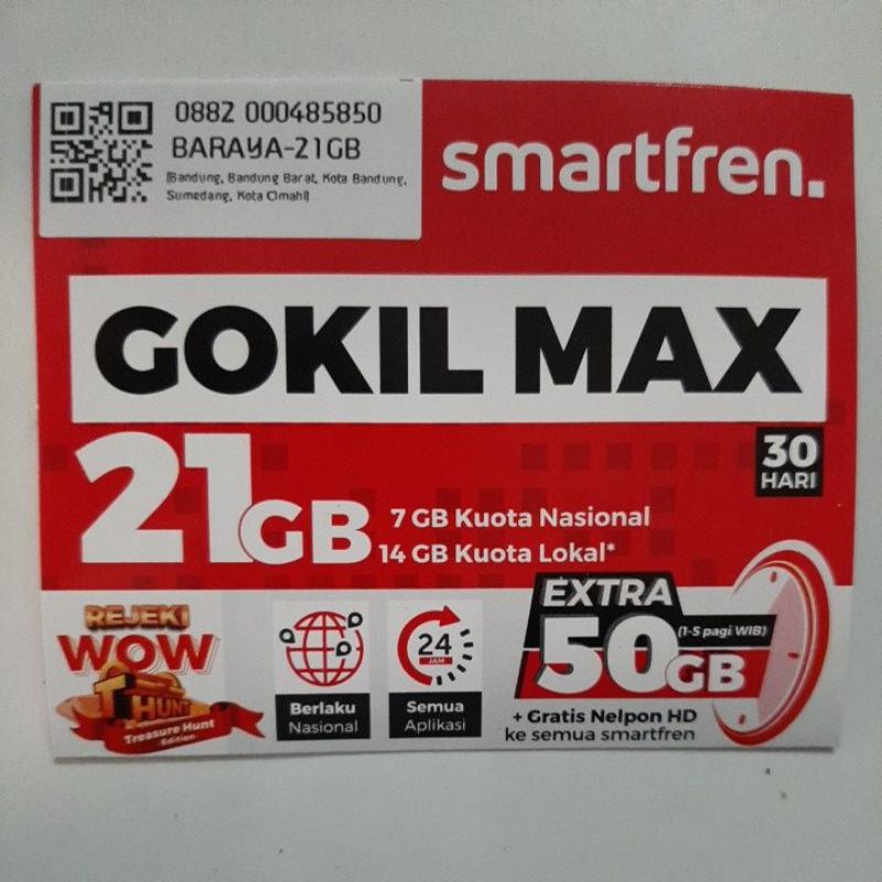 Smartfren Gokil Max 21GB