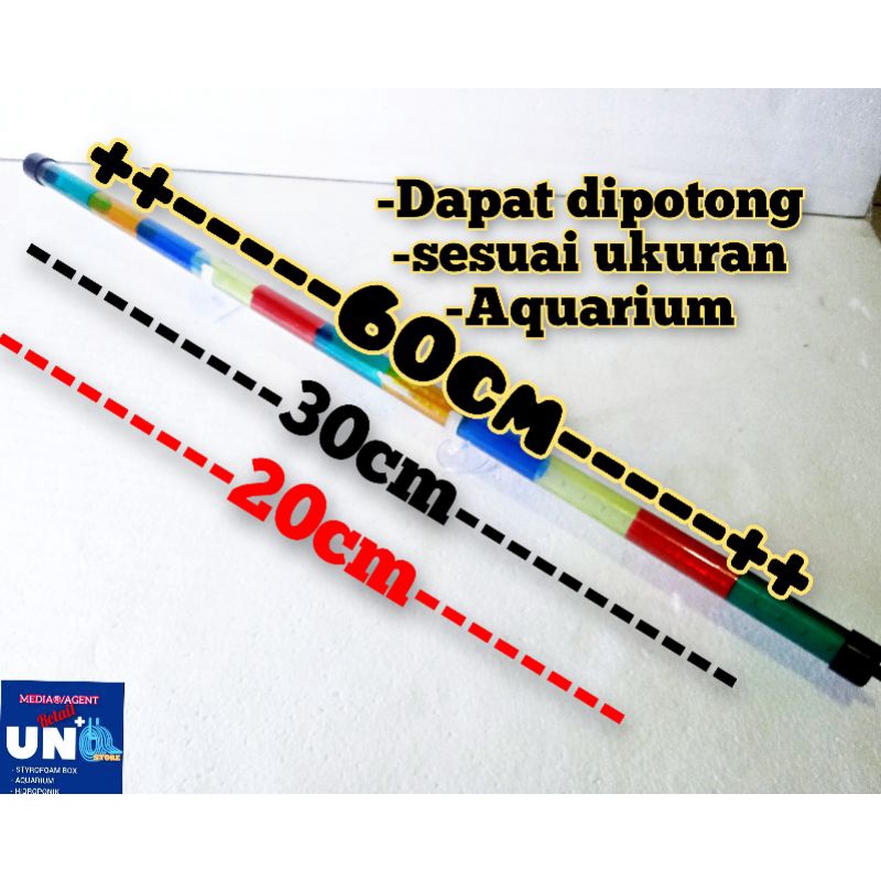 PIPA GELEMBUNG / AP STONE AQUARIUM 20/30/40/50/60cm Terbaru (MURMER)