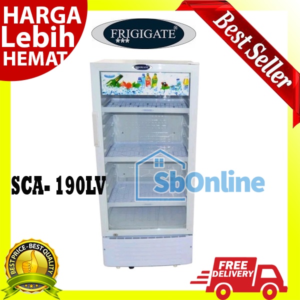 SHOWCASE COOLER 1 PINTU FRIGIGATE 190 LITER SCA-190LV