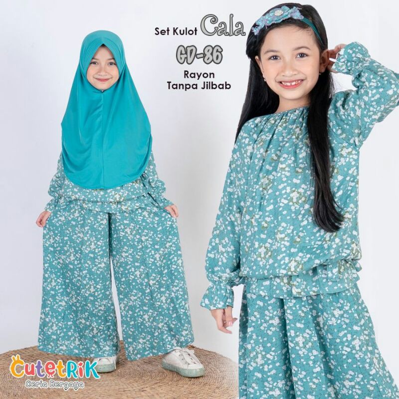 set Kulot Cutetrik rayon