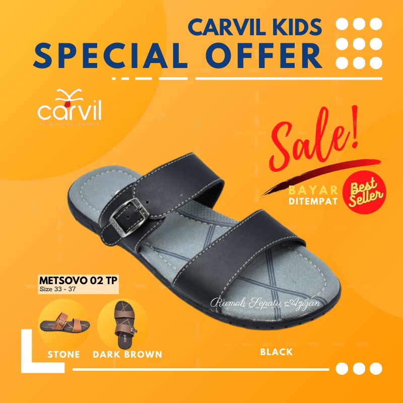 Carvil METSOVO-02 TP | Sandal Anak Laki-Laki | ORIGINAL