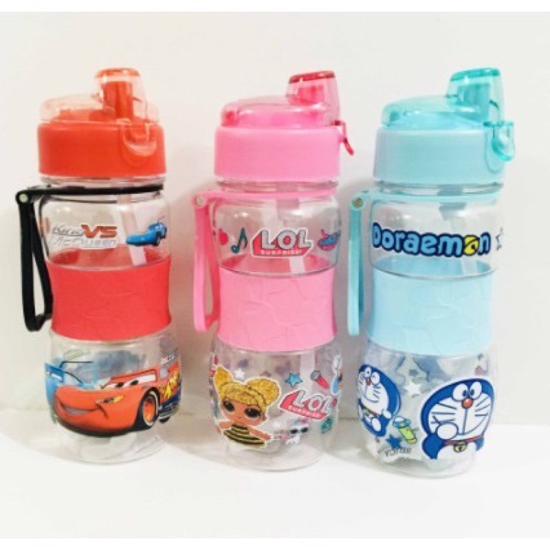 Botol Minum Karakter Anak 3688 Eklusif BFA free Ukuran 400ML