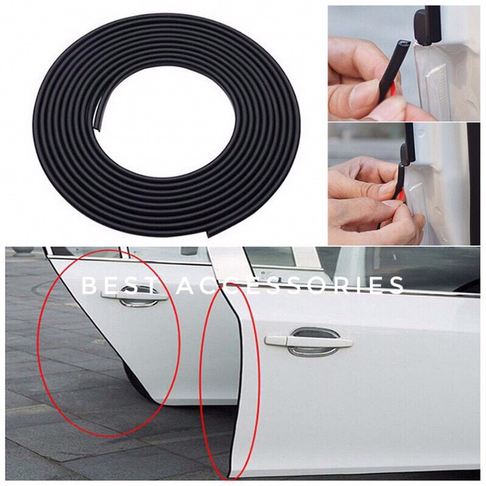 Pelindung Pintu Mobil Line Trim Door Guard 5 Meter