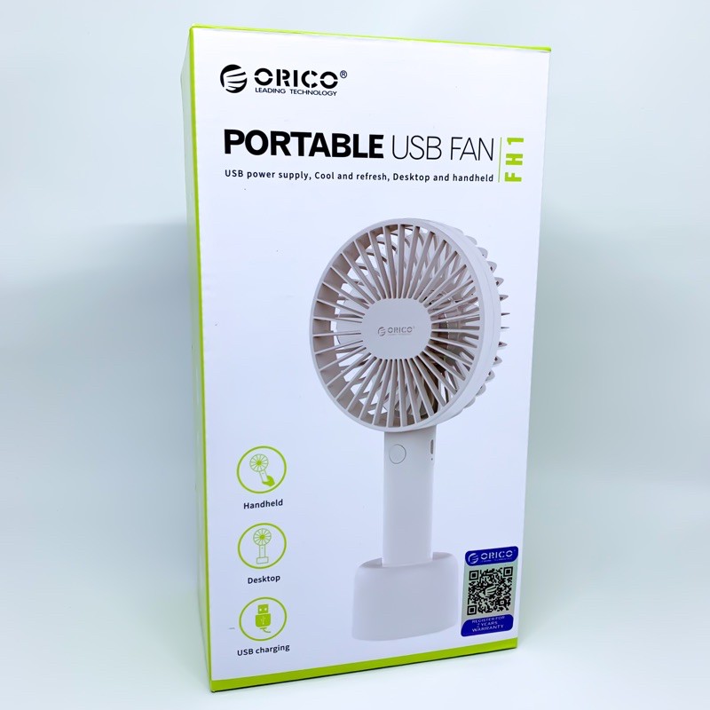 ORICO Kipas Portable FH1 Mini Desk / Handhold Rechargeable Fan