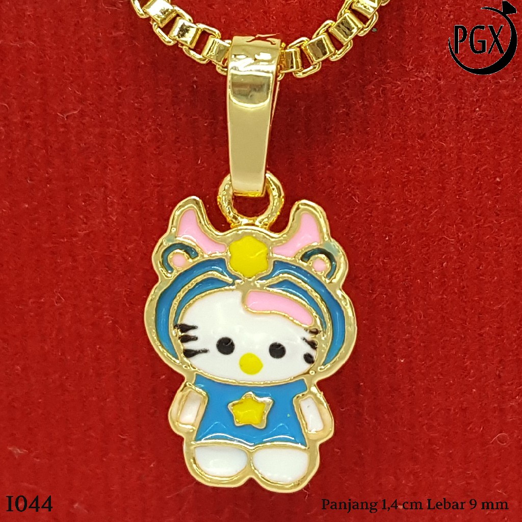 PGX Liontin Kalung Xuping Wanita Aksesoris Fashion Perhiasan Lapis Emas  - I044