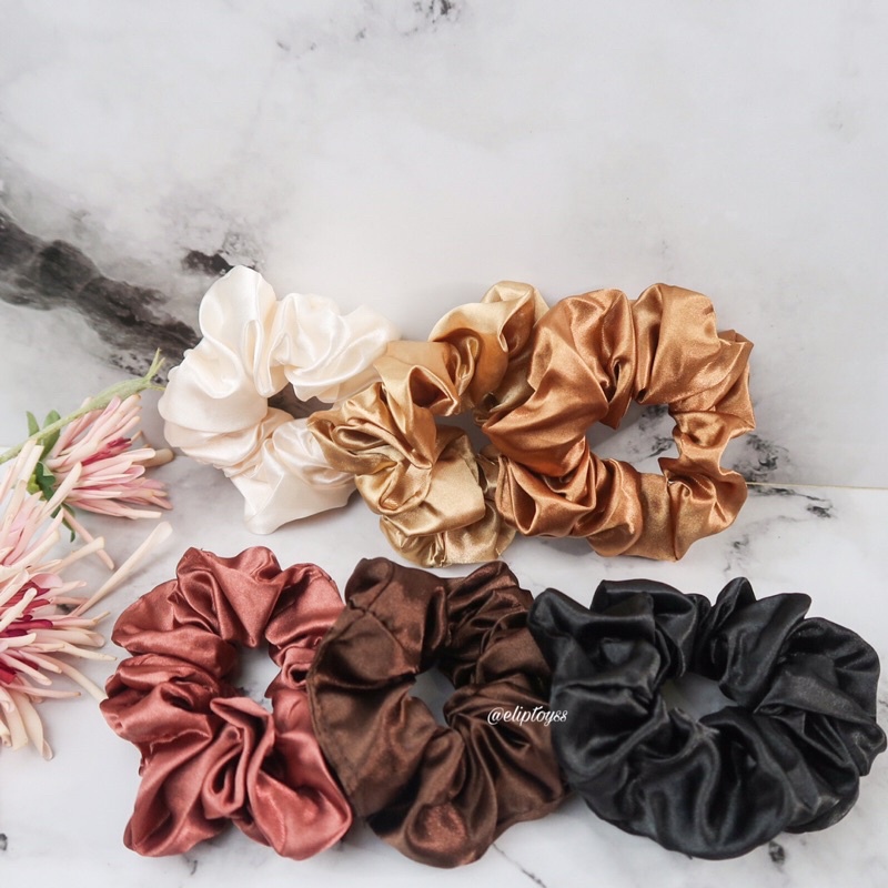 IKAT RAMBUT SCRUNCHIES MEDIUM ELEGANT KOREA PREMIM BEST SELLER