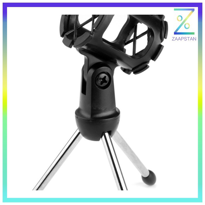 Zeepin Mini Tripod Stand Mikrofon Universal dengan Pop Filter - PS-05