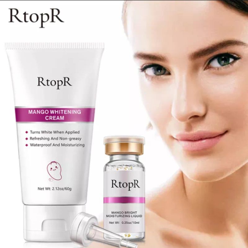 rtopr mango set whitening cream 60gr + serum mango 10ml