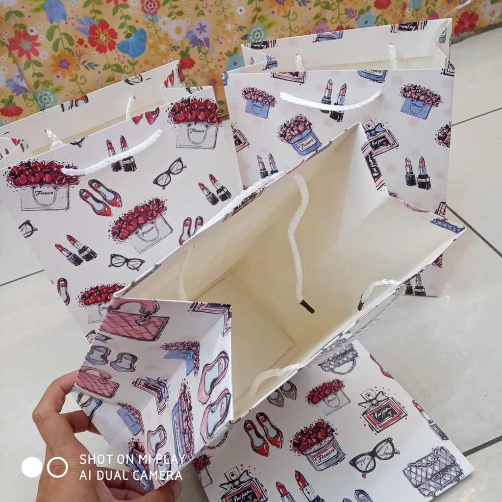 PAPPER BAG TAS SOUVENIR ULANG TAHUN SNACK BAG TOKOPELANGINICER