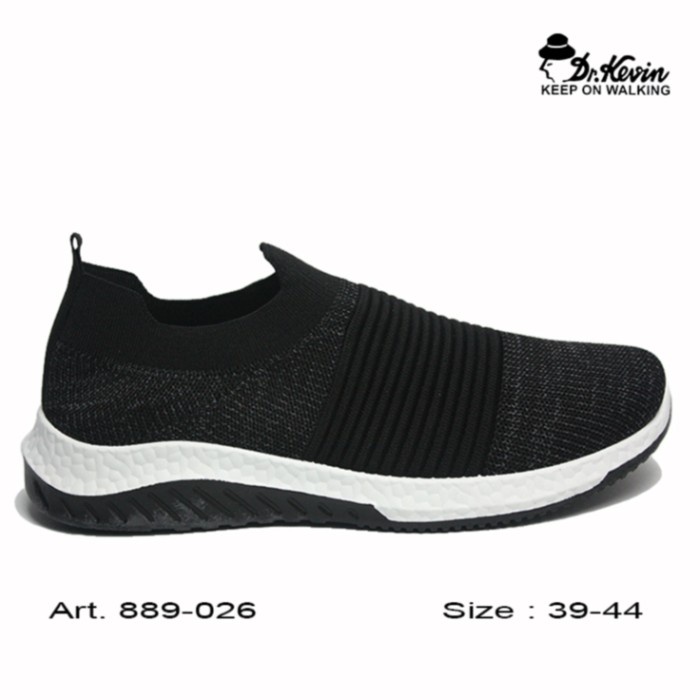 Dr. Kevin Sepatu Sport Pria Men Sneakers 889-026 - Hitam