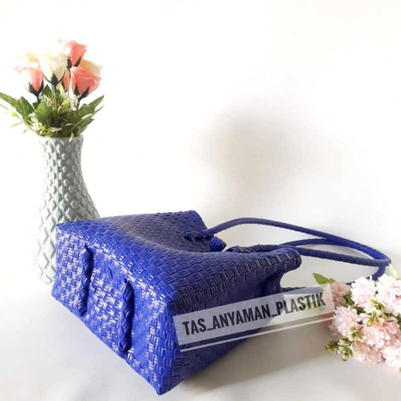 Tas Selempang Bucket Serut Bahan Anyaman Jali Premiun Tas Slingbag Fashion Wanita READY