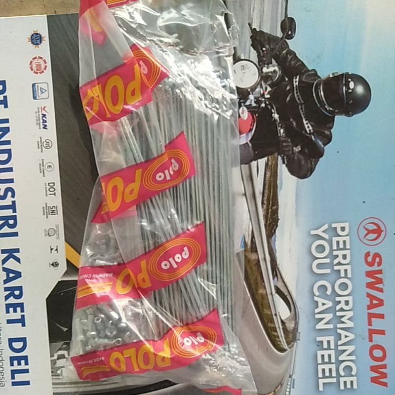 jari jari ruji sepeda 16 isi 10